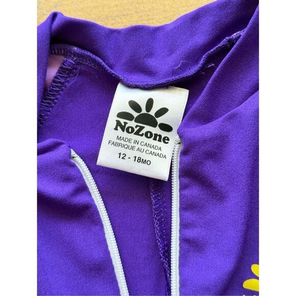 NoZone Fiji Sun Protective One-Piece Bathing Suit Swimsuit Baby Girl 12-18 Month - Picture 6 of 10